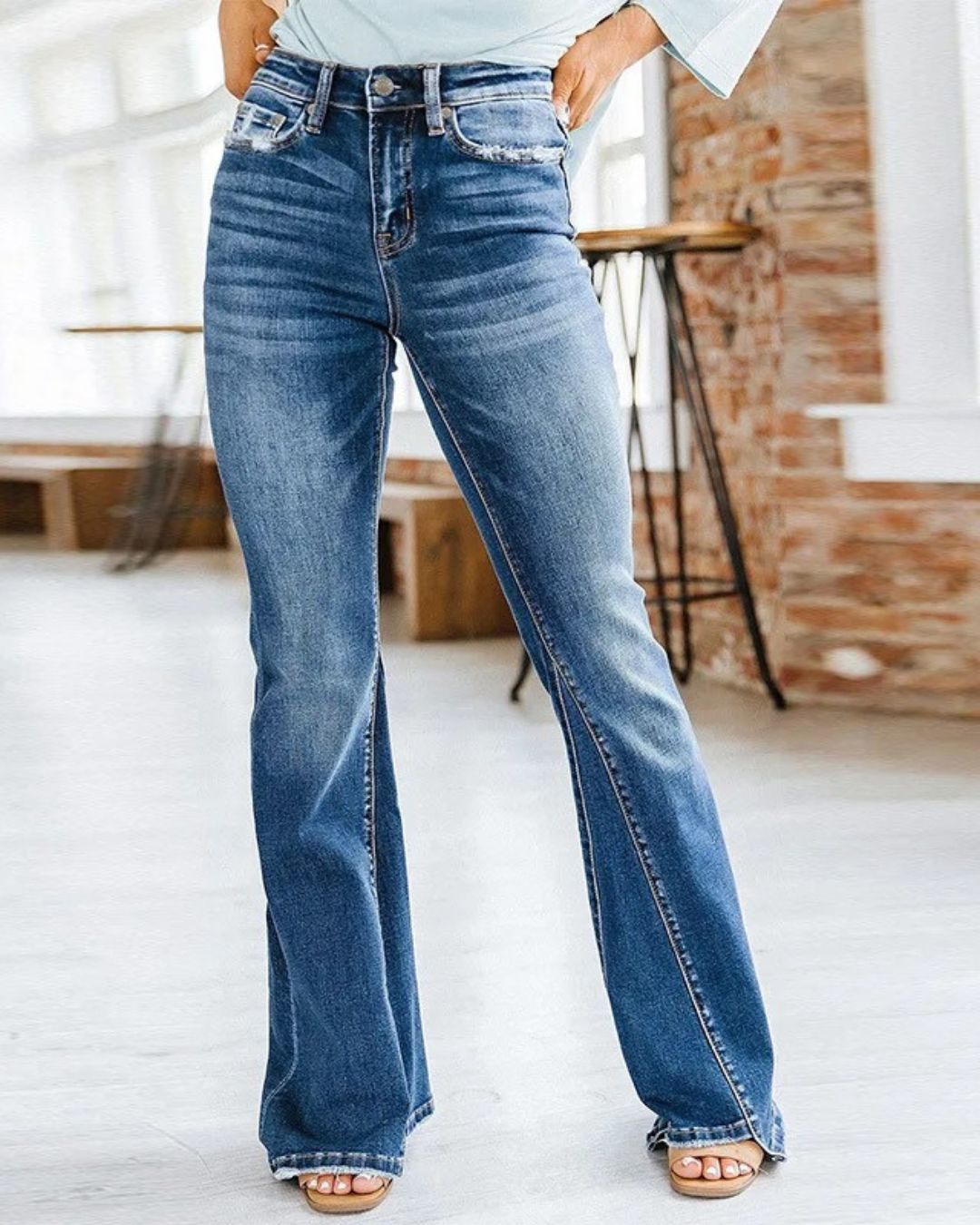 Matilde - High Waist Flared Jeans