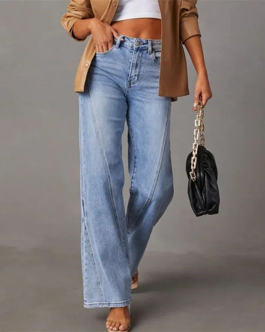 Priscilla - High Waisted Flared Jeans