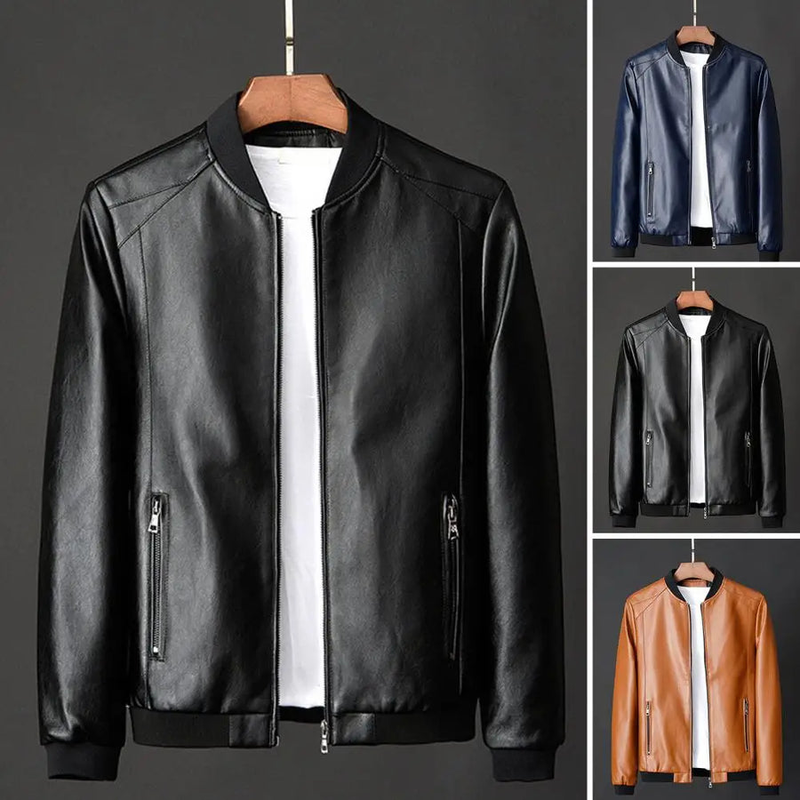 Michael - Leather Slim Fit Jacket