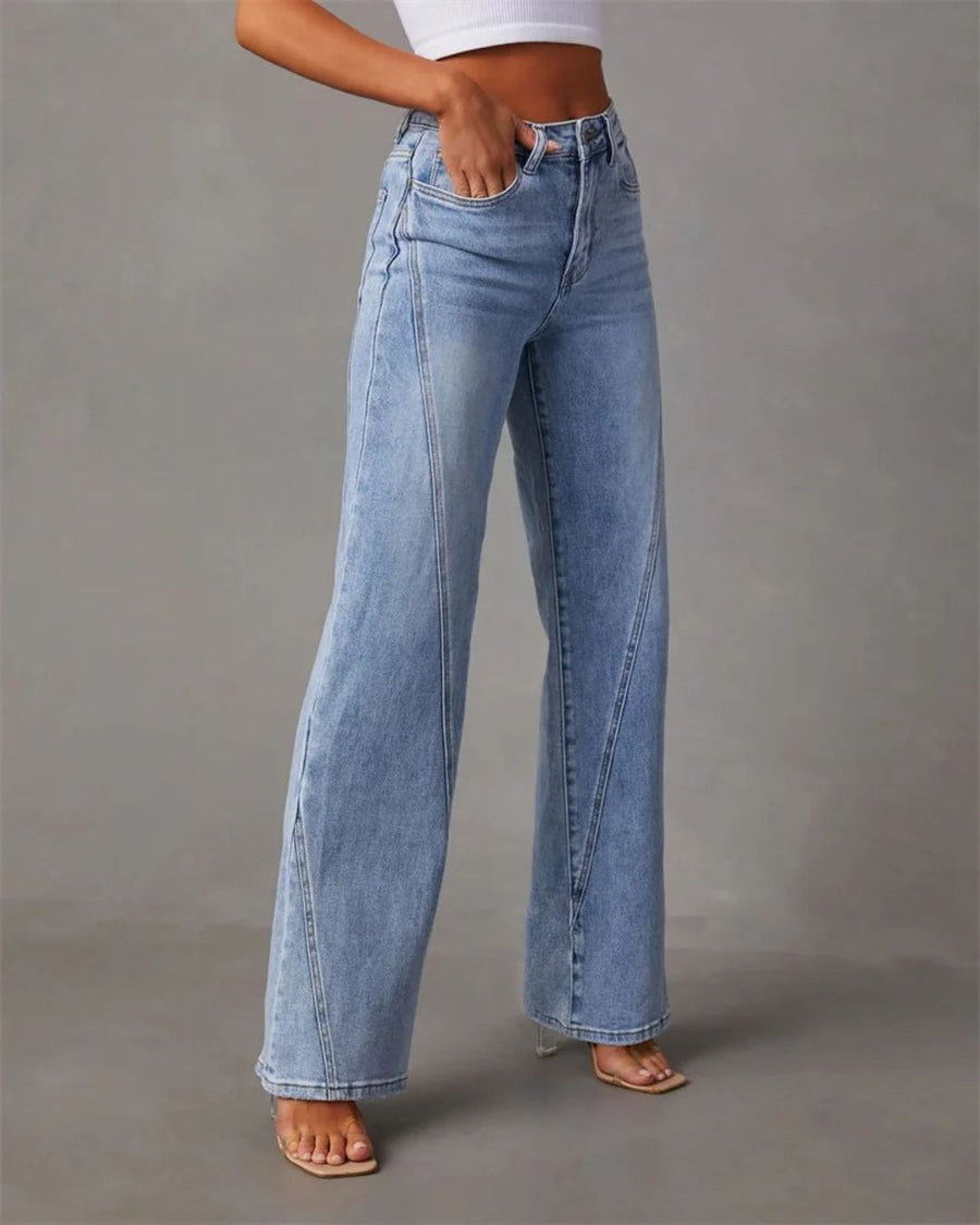 Priscilla - High Waisted Flared Jeans