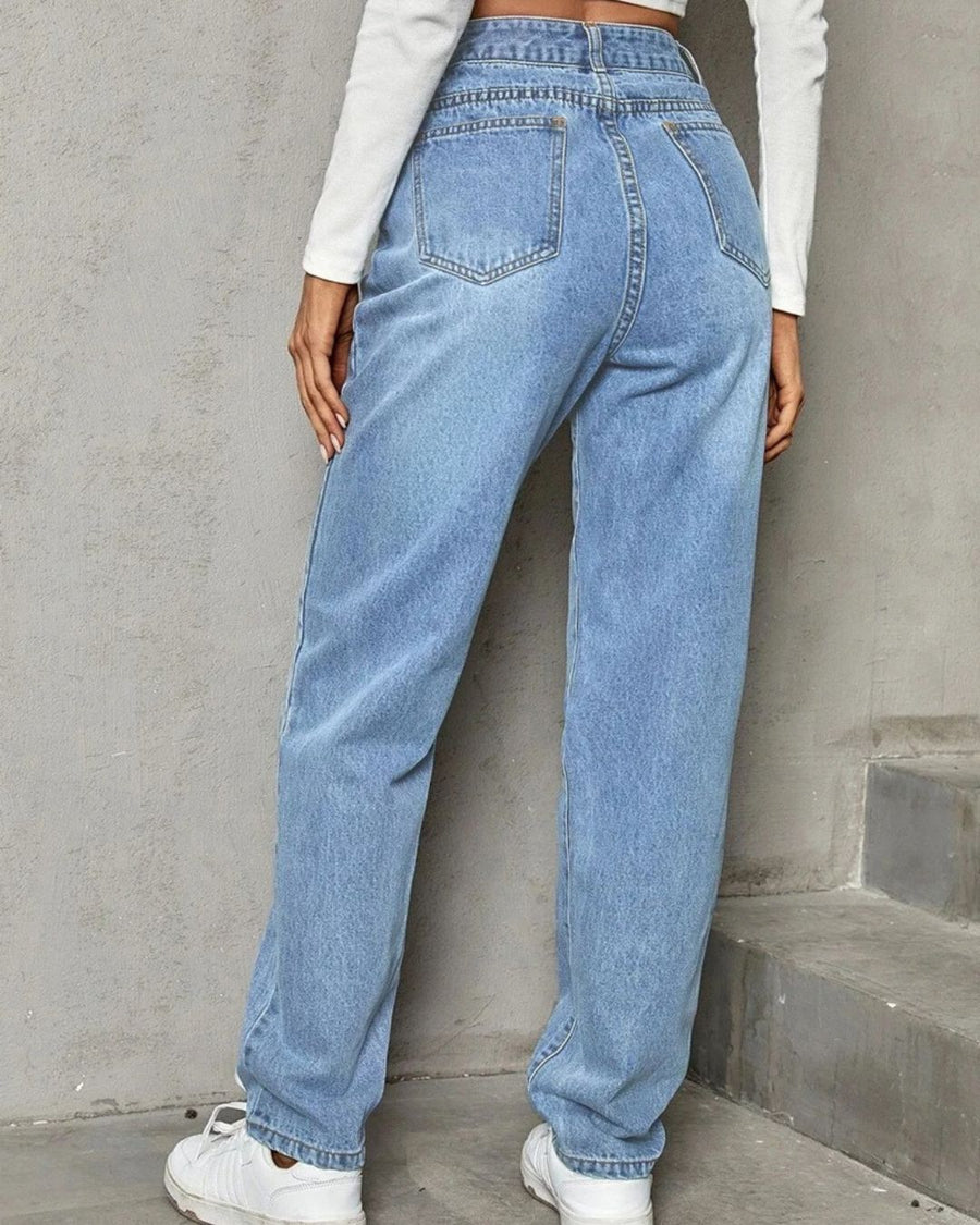 Nicole - High Waisted Jeans