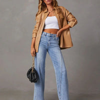 Priscilla - High Waisted Flared Jeans