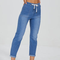 Kalina - Pull On Jogger Jeans