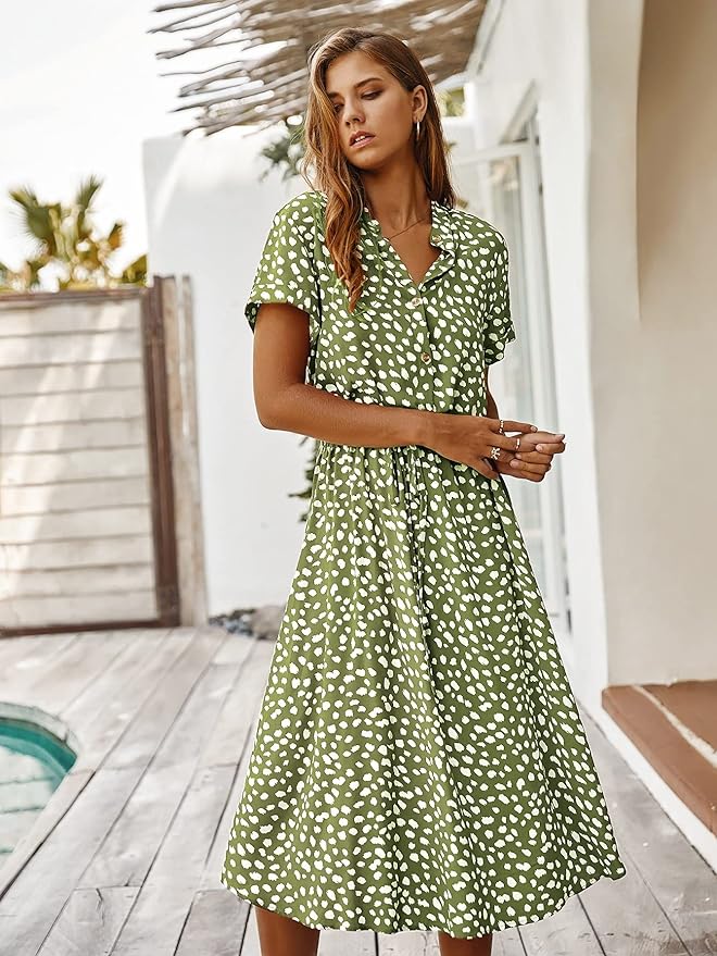 Maya - Vintage Dot Inspired Dress