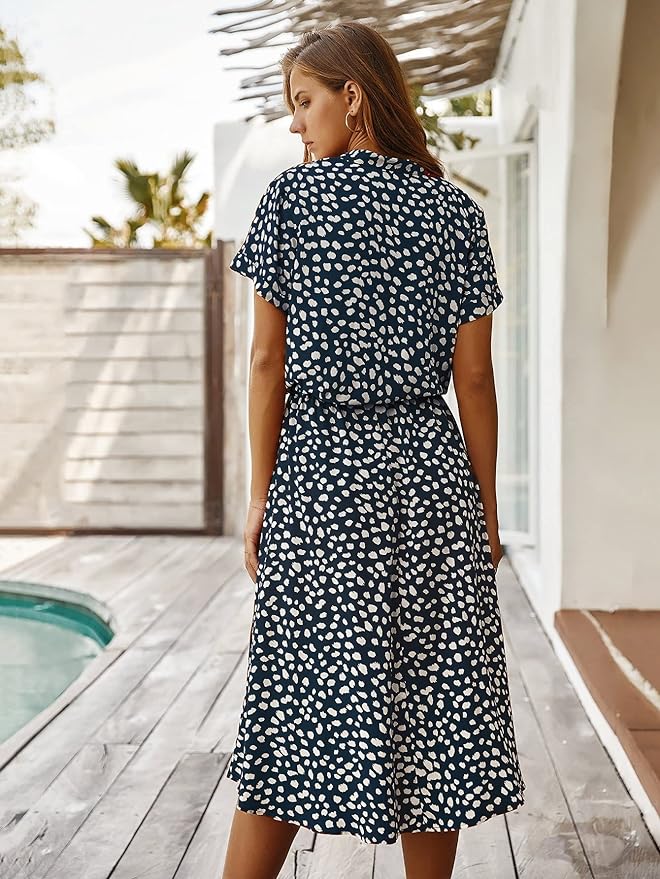 Maya - Vintage Dot Inspired Dress