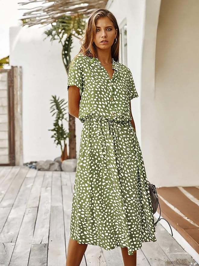 Maya - Vintage Dot Inspired Dress