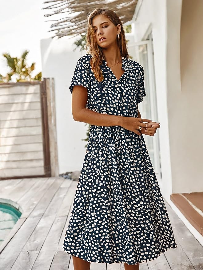 Maya - Vintage Dot Inspired Dress