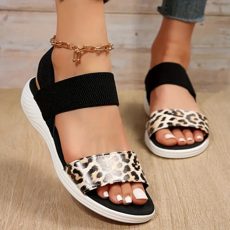 ELAINE - ROMAN LOW WEDGE CASUAL SANDAL