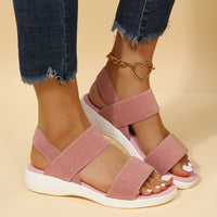 ELAINE - ROMAN LOW WEDGE CASUAL SANDAL