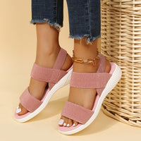 ELAINE - ROMAN LOW WEDGE CASUAL SANDAL