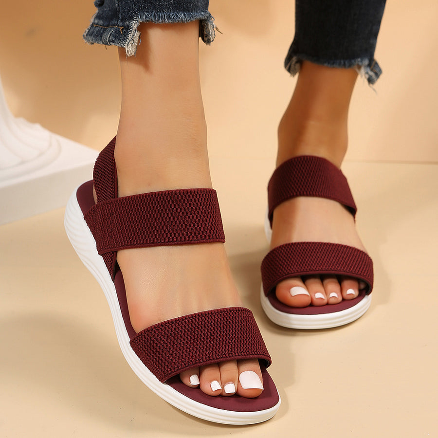 ELAINE - ROMAN LOW WEDGE CASUAL SANDAL