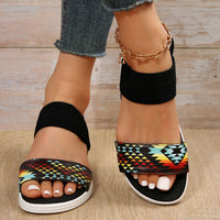 ELAINE - ROMAN LOW WEDGE CASUAL SANDAL