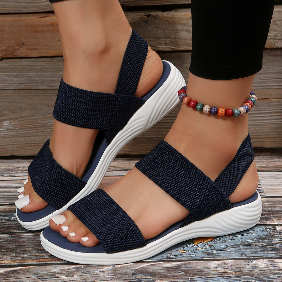 ELAINE - ROMAN LOW WEDGE CASUAL SANDAL