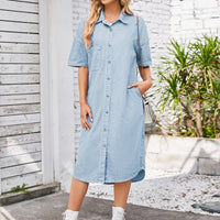 Sophia - Denim Midi Dress