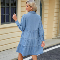 Lucia - Denim Shirt Dress