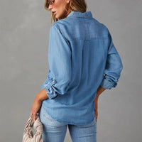 Viviana Loose Fit Denim Shirt