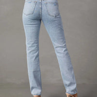 Madonna - High Waisted Straight Leg Jeans