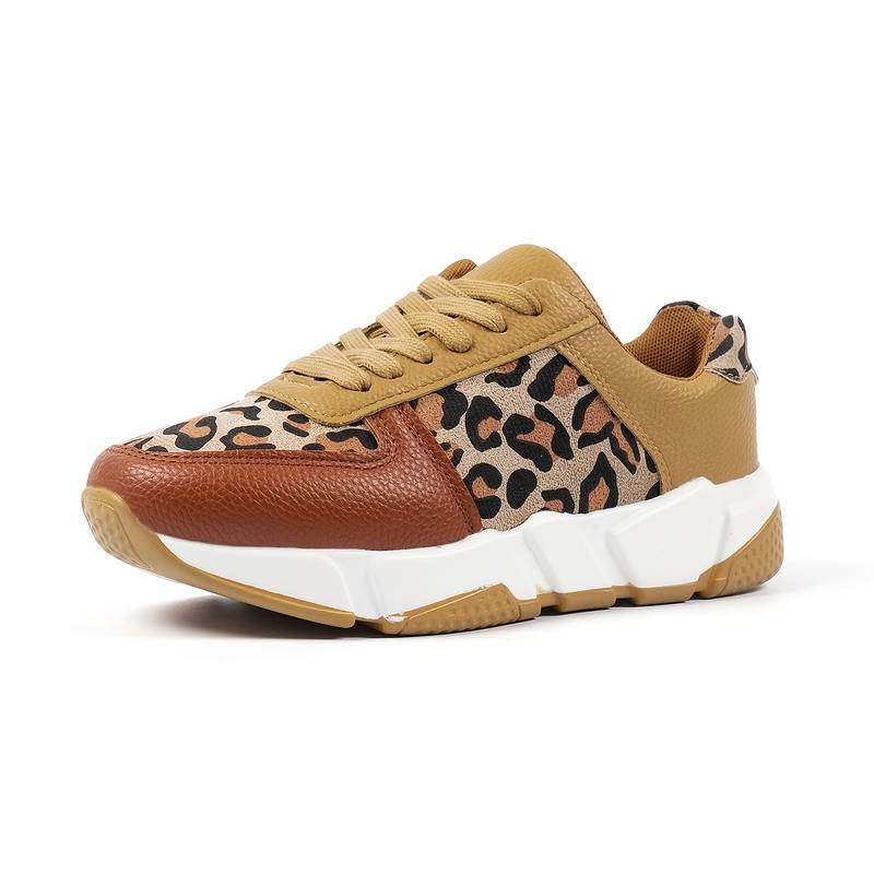 Kamila - Africa Leopard Comfort Lace Sneaker