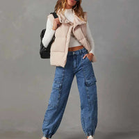 Emily - High Waisted Cargo Jeans