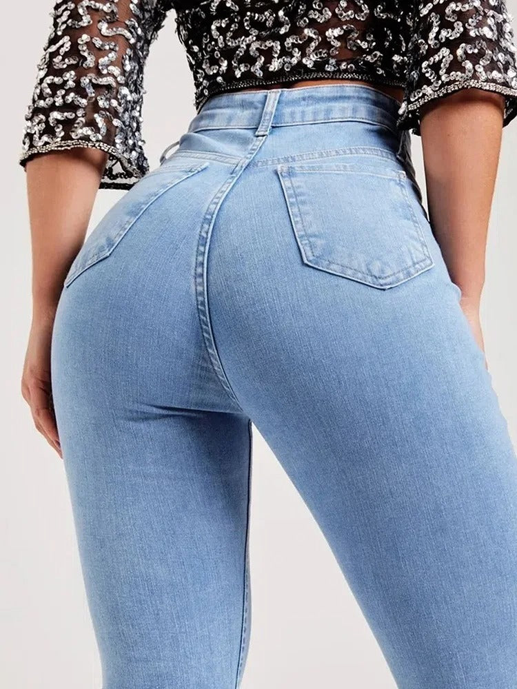 Tracy - High Waisted Slimming Jeans