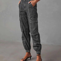 Emily - High Waisted Cargo Jeans