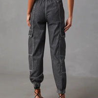 Emily - High Waisted Cargo Jeans