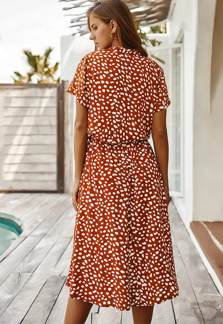 Maya - Vintage Dot Inspired Dress