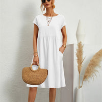 MILLA - O-NECK CASUAL SUMMER LOOSE FIT DRESS