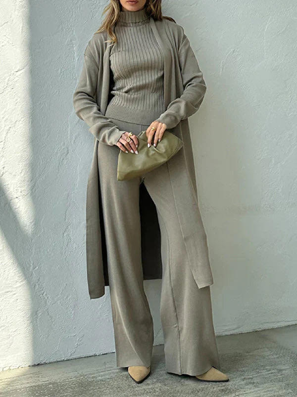 Alexis - Autumn Three Piece Knitted Set