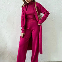 Alexis - Autumn Three Piece Knitted Set