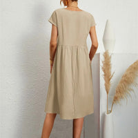 MILLA - O-NECK CASUAL SUMMER LOOSE FIT DRESS